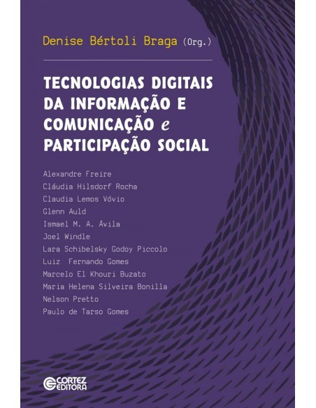 Tecnologias digitais da informacao e comunicacao e participacao social