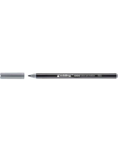 ROTUL.EDDING 1300 GRIS PLATA - Pack de 5 unidades