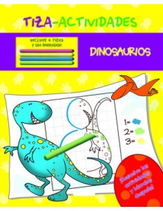 Tiza actividades dinosaurios