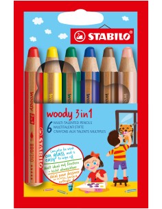 Woody 3 in 1 Multicolor 6 pieza(s)