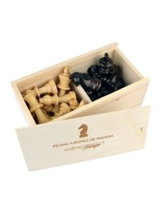 FICHAS AJEDREZ MADERA LUJO