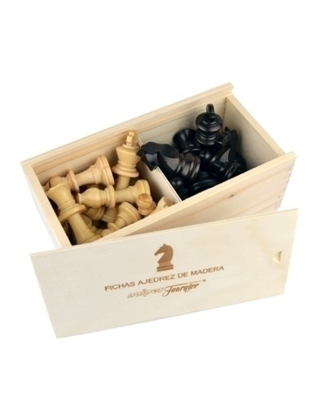 FICHAS AJEDREZ MADERA LUJO