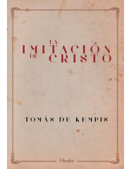 La imitacion de Cristo