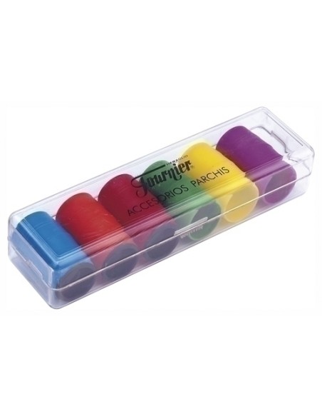 JUEGO FICHAS PARCHIS 6 JUGADORES C/PLAST