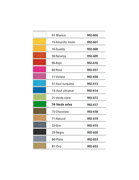 CAN ROLLO CARTON OND.50X70CMRO 0992610 - Pack 10 unidades