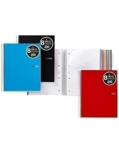 BLOCK MR NB-8 mic.PP A4 200h CD.5 ROJO