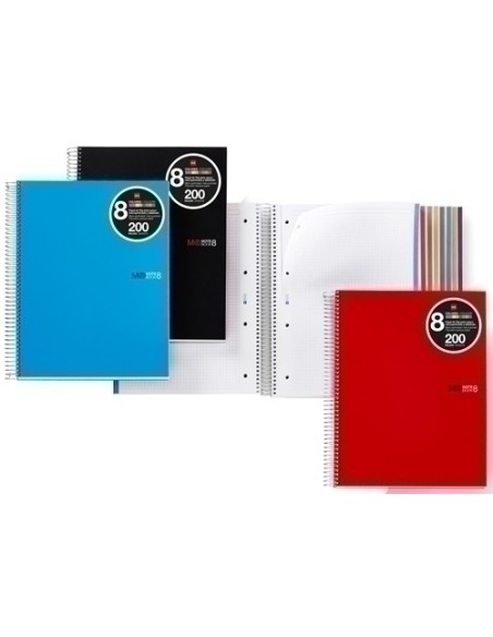 BLOCK MR NB-8 mic.PP A4 200h CD.5 AZUL