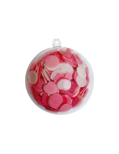 P.5UN BOLA PLASTICO CRISTAL 80MM NIEFENVER 1300150