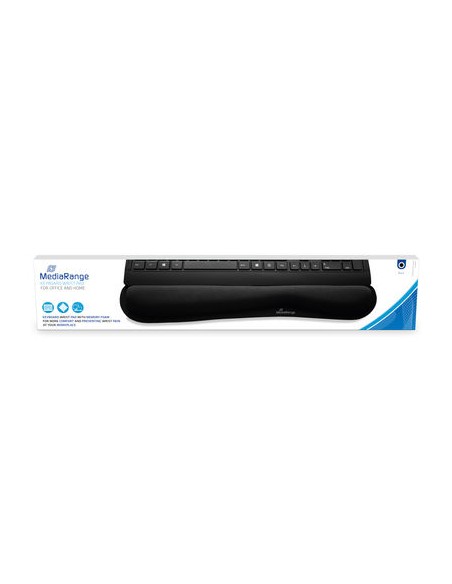 MROS252 protector de escritorio Espuma de memoria, Caucho Negro