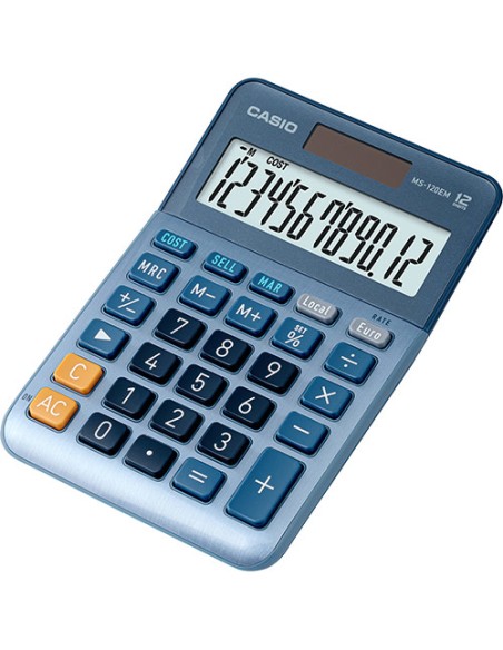 MS-120EM calculadora Escritorio Pantalla de calculadora Azul