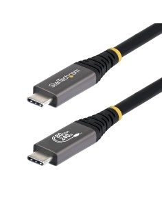 Cable USB4 1,5m - Cable USB-C Certificado USB-IF - 80Gbps - Cable USB Tipo C - PD de 240W - 8K120/4K240 - DP 2.1 - DP80 - Recubr