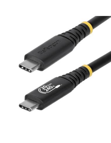 Cable USB4 2m - Cable USB-C Certificado USB-IF - 20Gbps - PD 240W EPR - 4K120 - DP 1.4 - Cable USB Tipo C - Recubrimiento de TPE