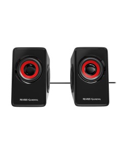 MS1 altavoz Negro, Rojo Alámbrico 10 W