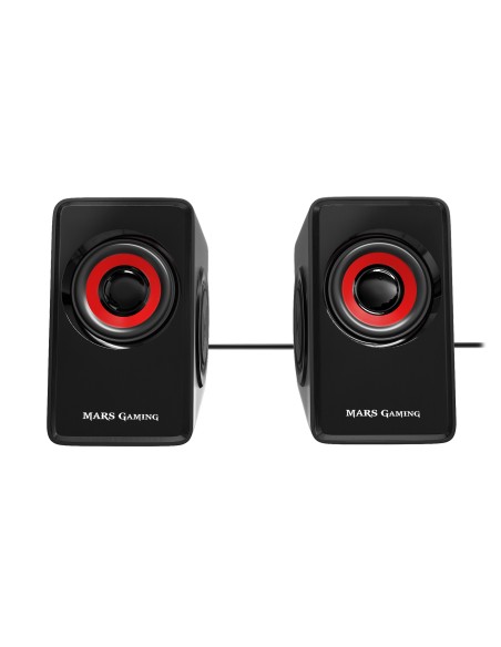 MS1 altavoz Negro, Rojo Alámbrico 10 W