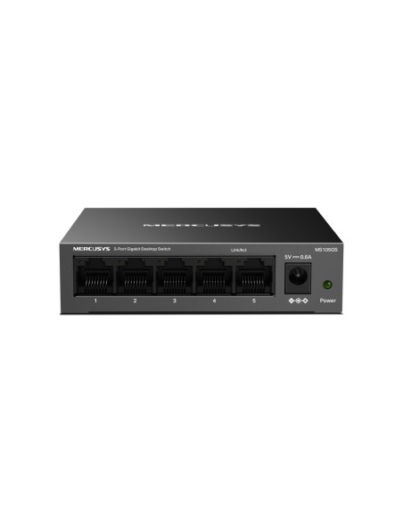 MS105GS switch No administrado Gigabit Ethernet (10/100/1000) Negro