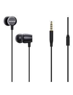 ESTM-20BK auricular y casco Auriculares Alámbrico Dentro de oído Llamadas/Música/Deporte/Uso diario Negro