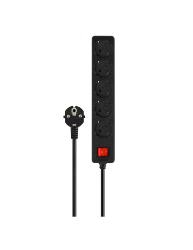 LZ-15 regleta inteligente 5 salidas AC Universal 5 m 0 2500 W Negro