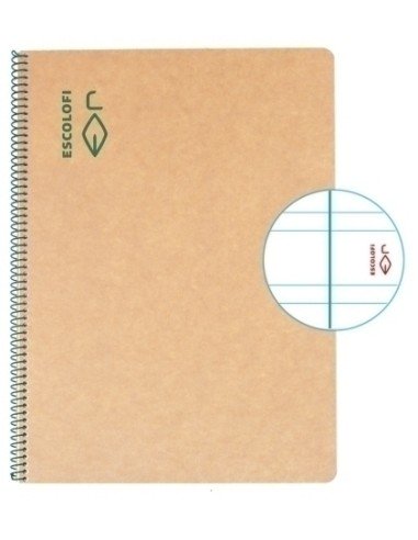 BLOCK ESCOLOFI GREEN A4 50h PT.3 80g C/M - Pack de 5 unidades