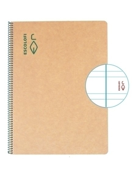 BLOCK ESCOLOFI GREEN A4 50h PT.3 80g C/M - Pack de 5 unidades