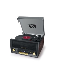 MT112W tocadisco Tocadiscos de tracción por correa Marrón