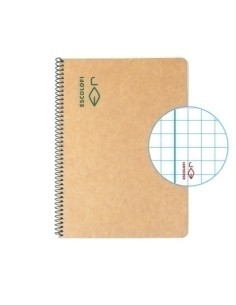 BLOCK ESCOLOFI GREEN A5 50h CD.4 80g C/M - Pack de 5 unidades