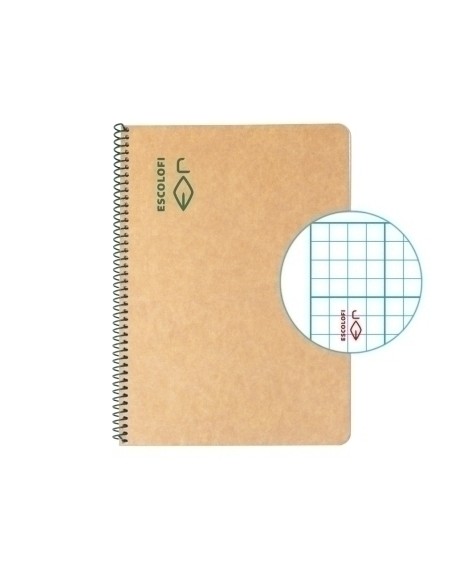 BLOCK ESCOLOFI GREEN A5 50h CD.3 80g C/M - Pack de 5 unidades