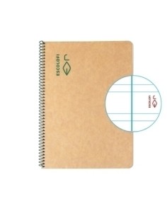 BLOCK ESCOLOFI GREEN A5 50h P.3 80g C/M - Pack de 5 unidades