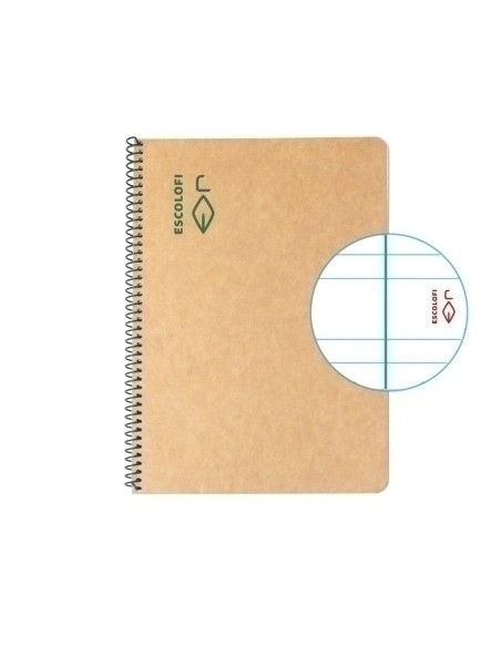 BLOCK ESCOLOFI GREEN A5 50h P.3,5 80g C/ - Pack de 5 unidades