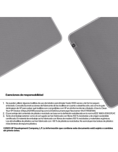 Alfombrilla de escritorio 200 Sanitizable