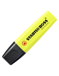  C/10 marcador fluorescente amarillo stabilo boss 70/24 