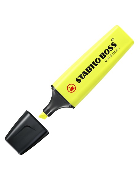  C/10 marcador fluorescente amarillo stabilo boss 70/24 