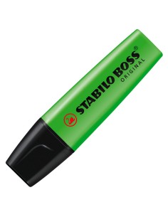  C/10 marcador fluorescente verde stabilo boss 70/33 