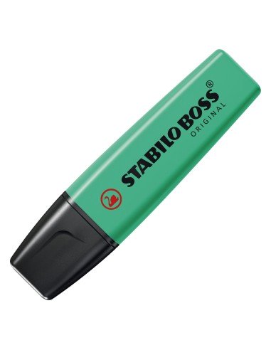  C/10 marcador fluorescente turquesa stabilo boss 70/51 