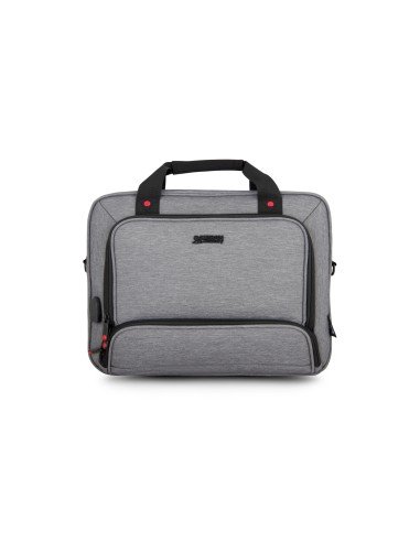 Mixee maletines para portátil 39,6 cm (15.6") Maletín Gris, Rosa