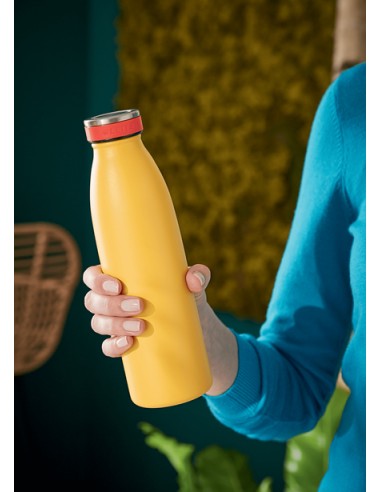 Insulated Uso diario 500 ml Acero inoxidable Amarillo