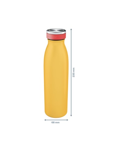 Insulated Uso diario 500 ml Acero inoxidable Amarillo