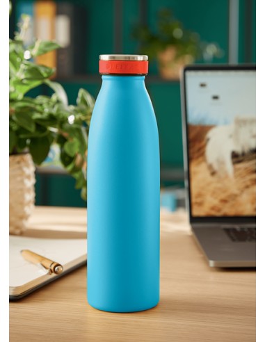 Insulated Uso diario 500 ml Acero inoxidable Azul