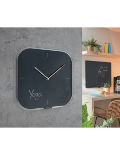 90170089 wall/table clock Pared Quartz clock Plaza Negro 2