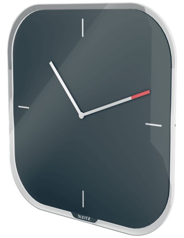 90170089 wall/table clock Pared Quartz clock Plaza Negro