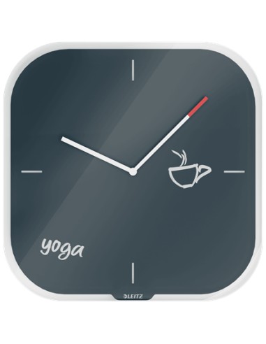 90170089 wall/table clock Pared Quartz clock Plaza Negro