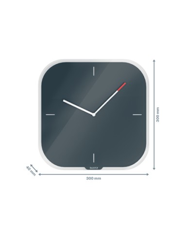 90170089 wall/table clock Pared Quartz clock Plaza Negro