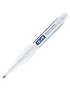 MILAN BOLÍGRAFO CORRECTOR LÍQUIDO 7ML CAJA 24 UND