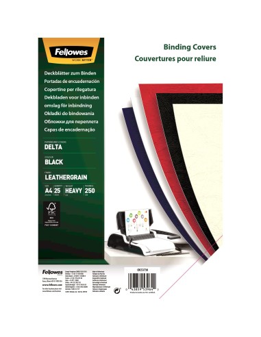 5373802 cubierta A4 Papel Negro 25 pieza(s)