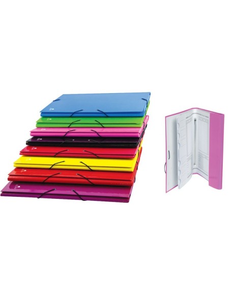 Carpeta cartón forrado clasificadora,12 separadores en cartulina,340x260mm std fluor - 8 pieza s) - 1311SU