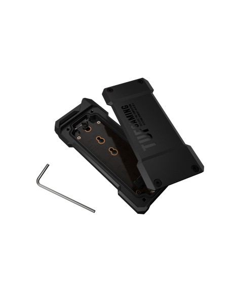 ESD-T1A/BLK/G/AS// Caja externa para unidad de estado sólido (SSD) Negro M.2