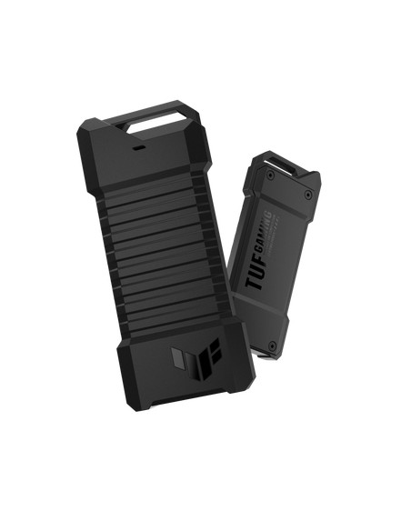 ESD-T1A/BLK/G/AS// Caja externa para unidad de estado sólido (SSD) Negro M.2
