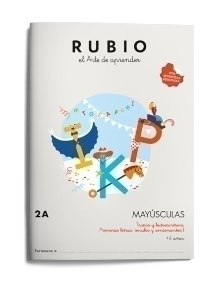 CUADERNO RUBIO MAYUSCULAS 2A - Pack de 10 unidades