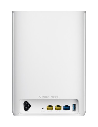 ZenWiFi AX Hybrid (XP4) (1-PK) Doble banda (2,4 GHz / 5 GHz) Wi-Fi 6 (802.11ax) Blanco 2 Interno