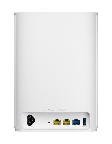 ZenWiFi AX Hybrid (XP4) (1-PK) Doble banda (2,4 GHz / 5 GHz) Wi-Fi 6 (802.11ax) Blanco 2 Interno