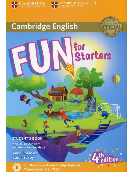 FUN FOR STARTERS 4ED SB HOME FUN BOOKLET ampONLINE ACT